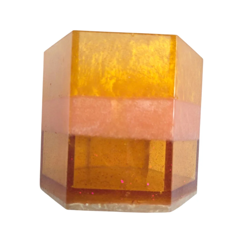 Makeup Brush Or Pen Holder Beautiful hexagon-handmade